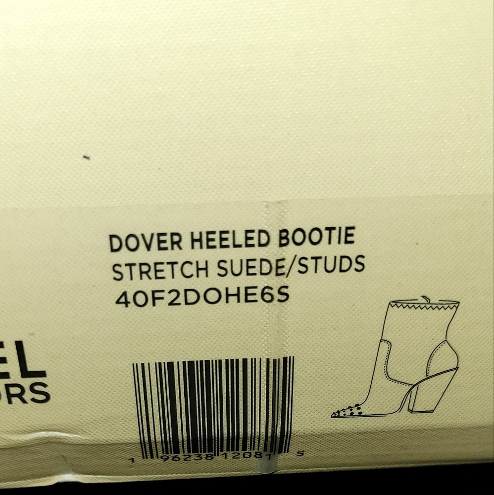 Michael Kors Dover Studded Stretch Faux Suede Boots, NIB Size 10 - Picture 2 of 7